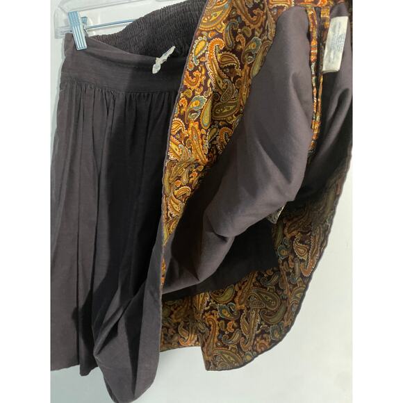 Anthropologie Edme & Esyllte skirt women's size 4 brown corduroy boho minimalist - Picture 4 of 6